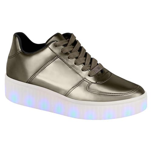 Space Grey shoes for women - Vizzano - Lights on